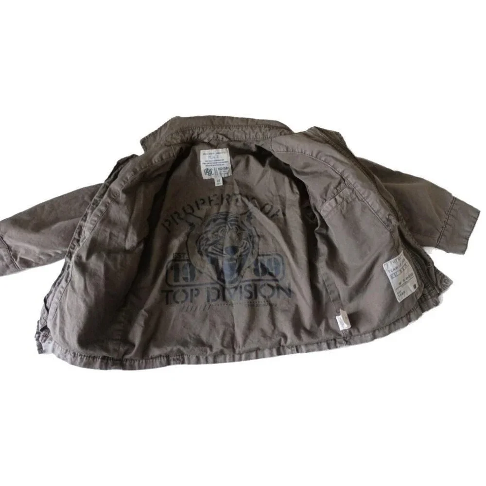 The Children's Place Boys Utility Cargo Field Jacket Size 3T